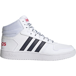 Adidas Hoops 2.0 Mid M - Cloud White/Legend Ink/Scarlet