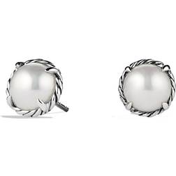 David Yurman Châtelaine Earrings - Silver/Pearls