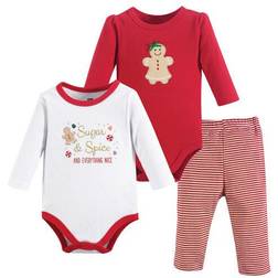 Hudson Bodysuit and Pants 3-Piece Set - Sugar and Spice (11155497)