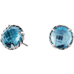 David Yurman Châtelaine Earrings - Silver/Topaz