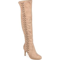 Journee Collection Abie Extra Wide Calf - Taupe