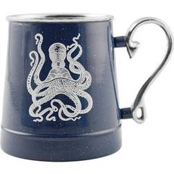 Cambridge Speckled Octopus Decal Beer Glass 59.147cl
