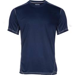 Smith Workwear Performance Contrast Crewneck T-shirt Men - Navy Heather Gray