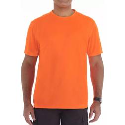 Smith Workwear Performance Contrast Crewneck T-shirt Men - Laser Orange