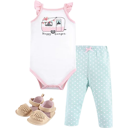 Hudson Bodysuit 3 Pack - Pink Happy Camper (10155970)