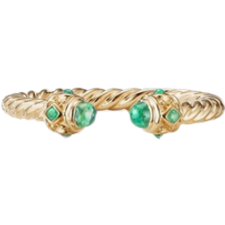 David Yurman Renaissance Ring - Gold/Emerald