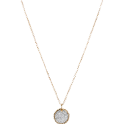 David Yurman Pavé Charm Necklace - Gold/Diamonds