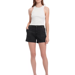 Sanctuary Switchback Cuffed Shorts - Worn Black