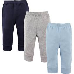 Luvable Friends Tapered Ankle Pants 3-pack- Blue and Gray (10132239)
