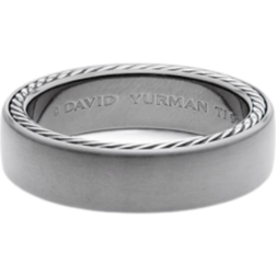 David Yurman Streamline Band Ring - Silver/Titanium