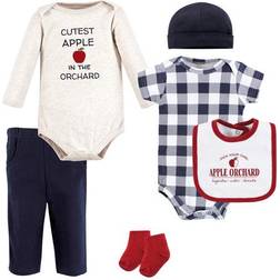 Hudson Baby Cotton Layette Set - Apple Orchard