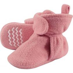 Hudson Baby Fleece Booties - Strawberry Pink