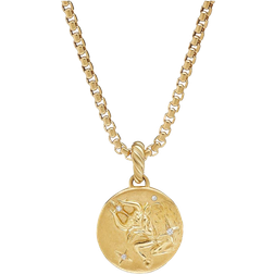 David Yurman Taurus Amulet Pendant - Gold/Diamonds