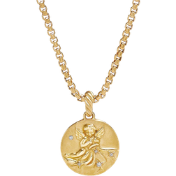 David Yurman Aquarius Amulet Pendant - Gold/Diamonds