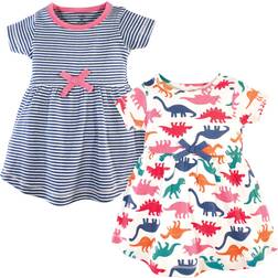 Touched By Nature Organic Cotton Short Sleeve Dresses 2-pack - Dinosaurs (10163409)