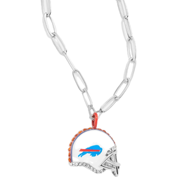 Baublebar Buffalo Bills Helmet Charm Necklace - Silver/Multicolour