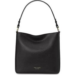 Kate Spade New York Hudson Pebbled Leather Large Hobo Bag - Black