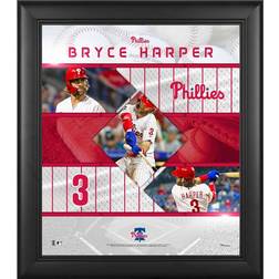 Fanatics Philadelphia Phillies Bryce Harper Framed Stitched Stars Collage