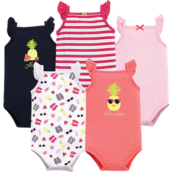 Hudson Sleeveless Bodysuits 5-pack - Hello Sunshine (10155895)