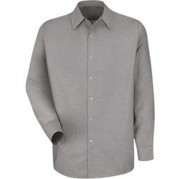 Red Kap Specialized Pocketless Work Shirt - Light Grey