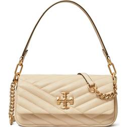 Tory Burch Small Kira Chevron Flap Shoulder Bag - New Cream