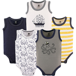 Hudson Sleeveless Bodysuits 5-pack - Octopus Sailor (10155176)