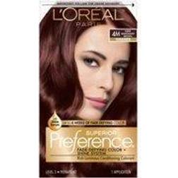 L'Oréal Paris Superior Preference Permanent Haircolor, Warmer, Dark Mahogany Brown 4M False