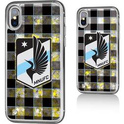 Strategic Printing Minnesota United FC Plaid Glitter iPhone X/XS Case