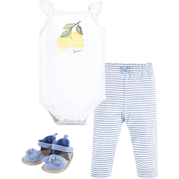 Hudson Bodysuit, Pants and Shoe 3-Piece Set - Lemon (10155958)