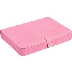 Mele & Co Cameron Plush Fabric Jewelry Box - Pink