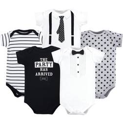 Little Treasures Cotton Bodysuits 3-pack - Tux & Tie (10171924)