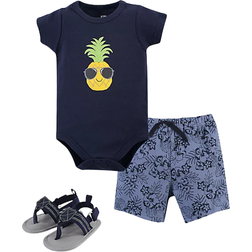 Hudson Bodysuit, Shorts and Shoe 3-Piece Set - Pineapple (10153355)