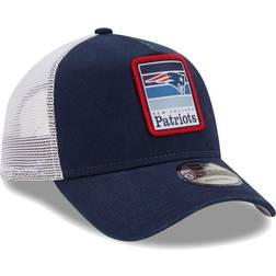 New Era DenvNew England Patriots Gradient Trucker 9FORTY Snapback Hat Men - Navy/White