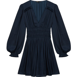 Maje Riane Mini Dress - Navy