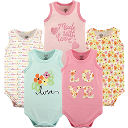 Luvable Friends Sleeveless Bodysuits 5-pack - Love (10137118)