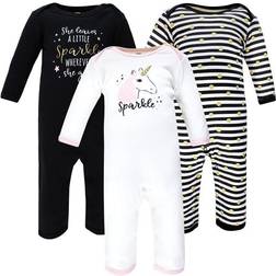 Hudson Baby Cotton Coveralls 3-pack - Sparkle Unicorn ( 10117413)