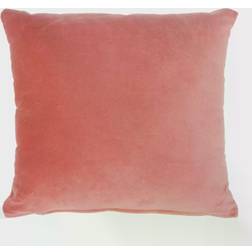 Mina Victory Solid Velvet Complete Decoration Pillows Pink (40.64x40.64cm)