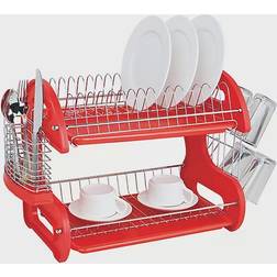 Home Basics 2-Tier Dish Drainer 26.67cm