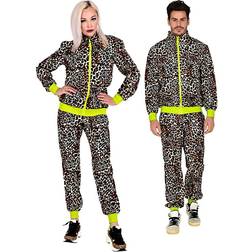 Widmann 80's Leopard Tracksuit Costume