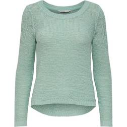Only Geena Texture Knitted Pullover - Grey/Harbor Grey