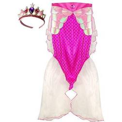 Great Pretenders Mermaid Costume with Tiara Pink