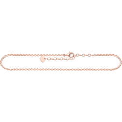 Thomas Sabo Charm Club Anklet - Rose Gold