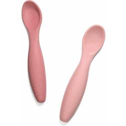 Sebra Silicone Spoon Set Short Blossom Pink