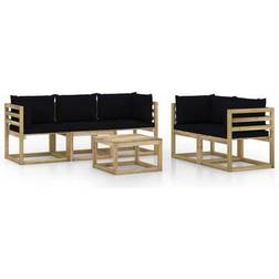 vidaXL 3065155 Lounge-Set, 1 Bord inkl. 5 Soffor