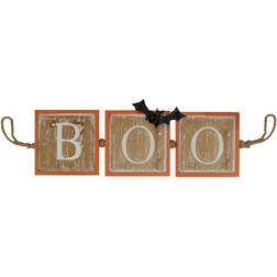 Northlight Seasonal BOO Halloween Decorative Hanging Banner Beige