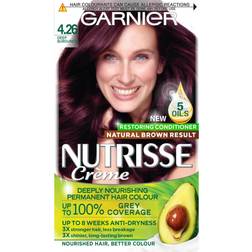 Garnier Nutrisse Permanent Hair Dye 4.26 Deep Burgundy Red 4.26 Deep Burgundy Red
