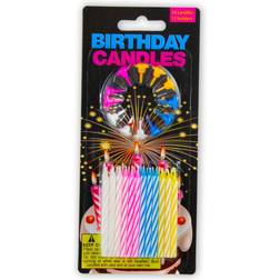 Birthday candles with holders Pack of 72
