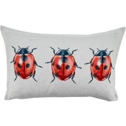 Saro Lifestyle Lady Bugs Complete Decoration Pillows White (50.8x30.48cm)