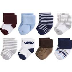 Little Treasures Terry Socks 8-pack - Dapper Dude (10776200)