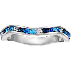 Traditions Jewelry Company Wave Ring - Silver/Blue Multi
